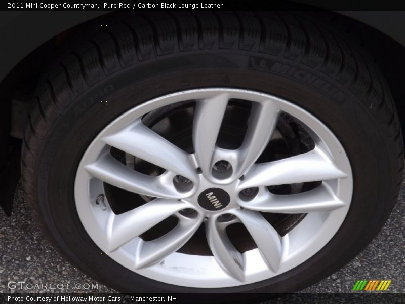 Pure Red / Carbon Black Lounge Leather 2011 Mini Cooper Countryman
