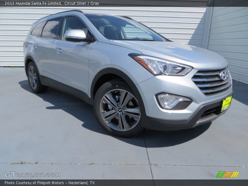 Circuit Silver / Gray 2013 Hyundai Santa Fe Limited