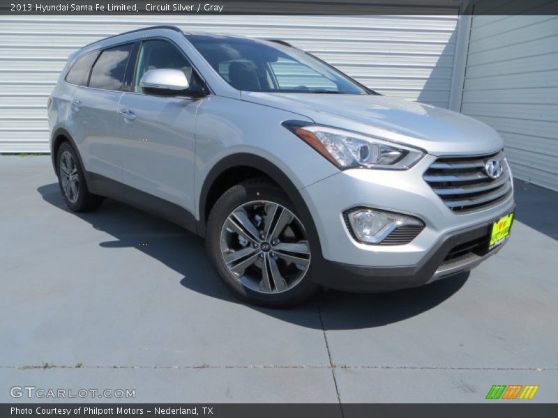 Circuit Silver / Gray 2013 Hyundai Santa Fe Limited
