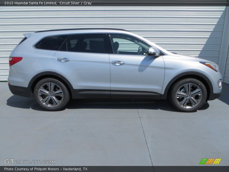 Circuit Silver / Gray 2013 Hyundai Santa Fe Limited