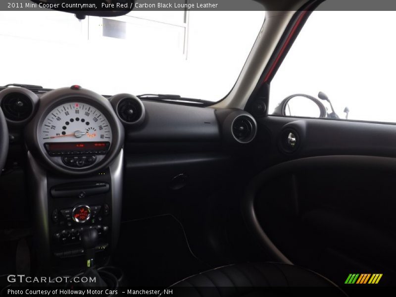 Pure Red / Carbon Black Lounge Leather 2011 Mini Cooper Countryman