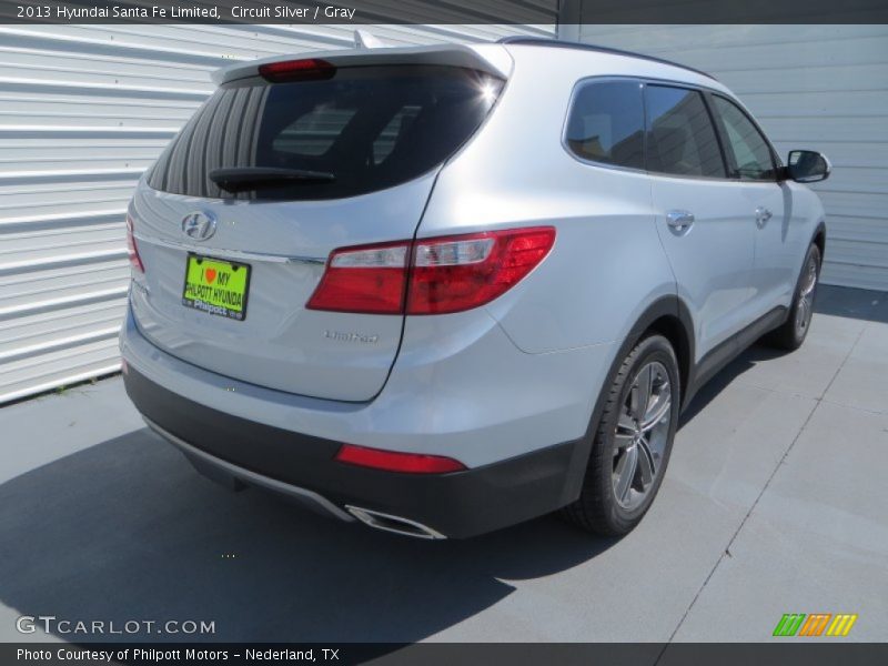 Circuit Silver / Gray 2013 Hyundai Santa Fe Limited