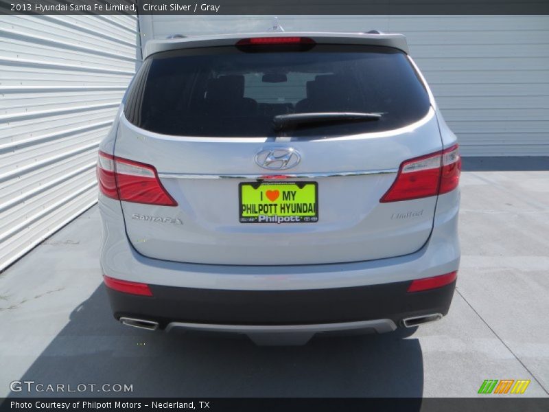 Circuit Silver / Gray 2013 Hyundai Santa Fe Limited