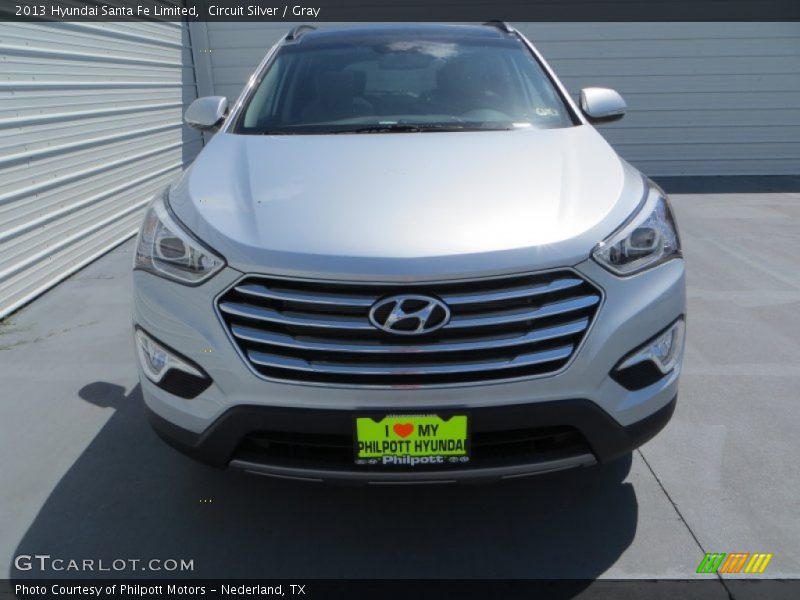 Circuit Silver / Gray 2013 Hyundai Santa Fe Limited