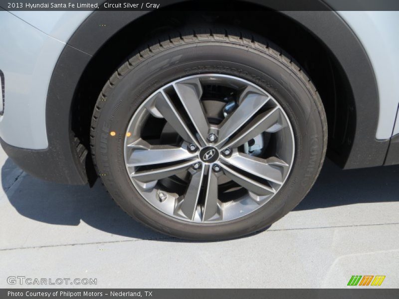 Circuit Silver / Gray 2013 Hyundai Santa Fe Limited