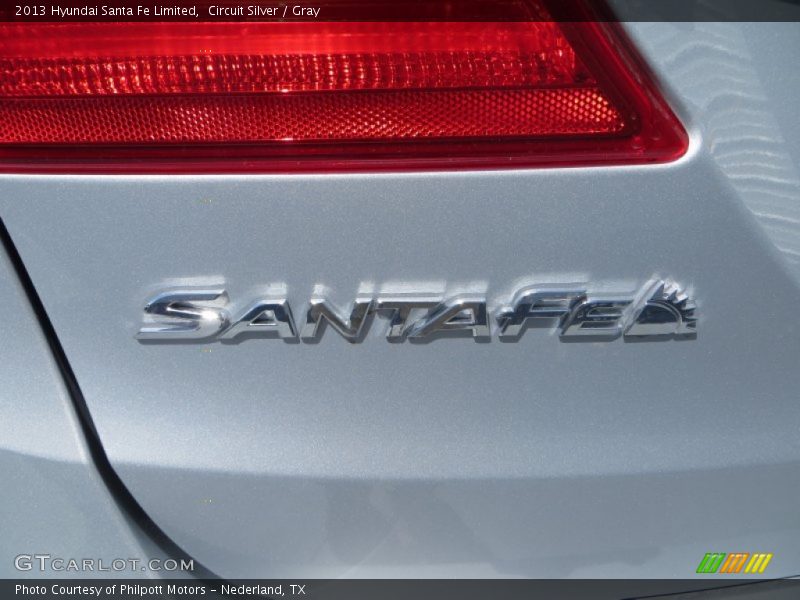 Circuit Silver / Gray 2013 Hyundai Santa Fe Limited
