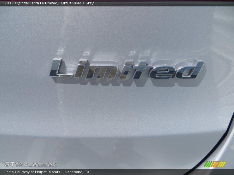 Circuit Silver / Gray 2013 Hyundai Santa Fe Limited