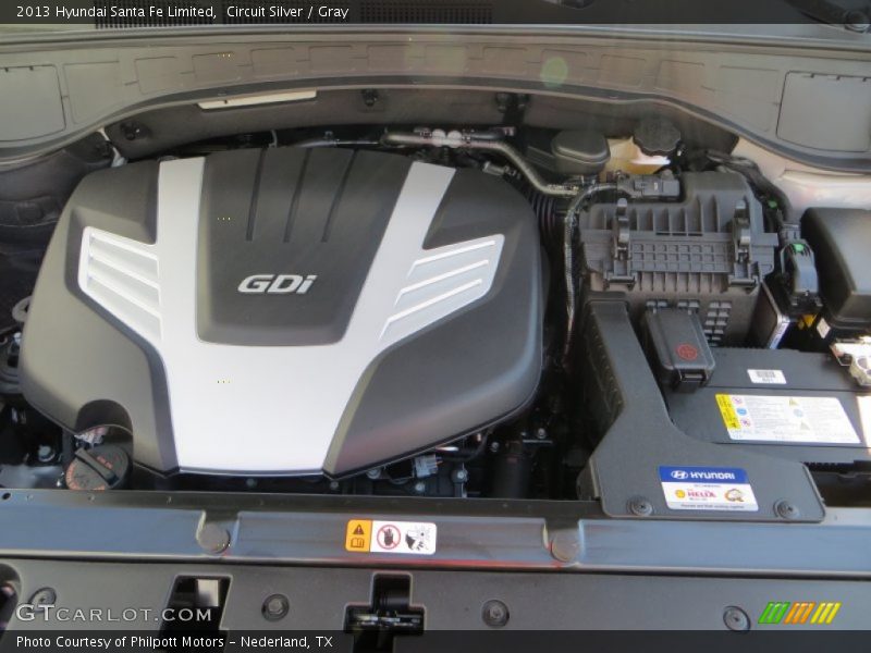 Circuit Silver / Gray 2013 Hyundai Santa Fe Limited