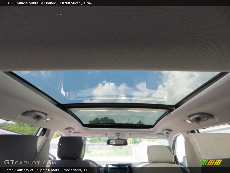 Circuit Silver / Gray 2013 Hyundai Santa Fe Limited