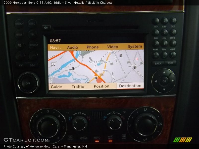 Navigation of 2009 G 55 AMG
