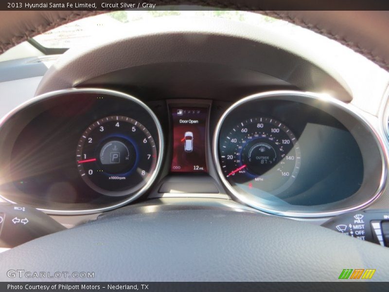 Circuit Silver / Gray 2013 Hyundai Santa Fe Limited