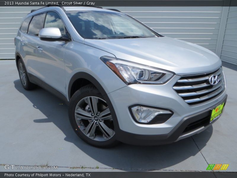 Circuit Silver / Gray 2013 Hyundai Santa Fe Limited