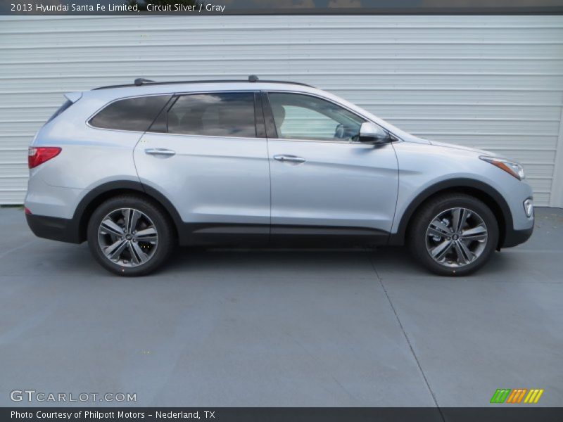 Circuit Silver / Gray 2013 Hyundai Santa Fe Limited