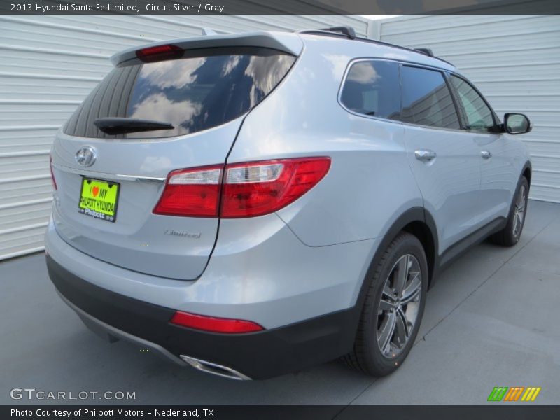 Circuit Silver / Gray 2013 Hyundai Santa Fe Limited