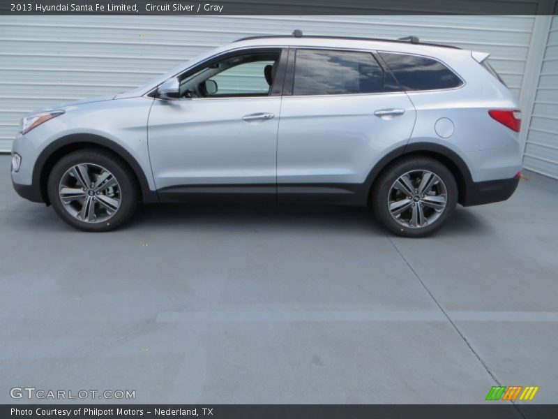 Circuit Silver / Gray 2013 Hyundai Santa Fe Limited