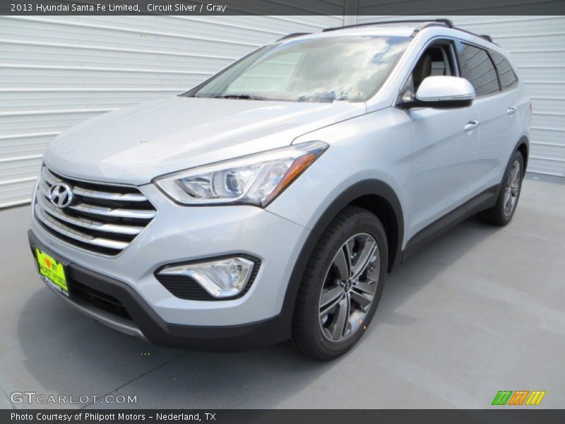 Circuit Silver / Gray 2013 Hyundai Santa Fe Limited