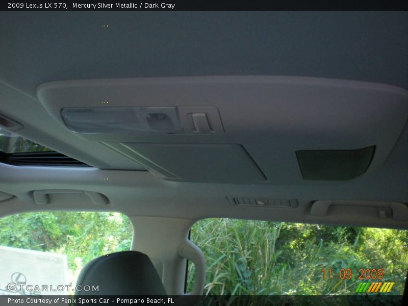 Mercury Silver Metallic / Dark Gray 2009 Lexus LX 570