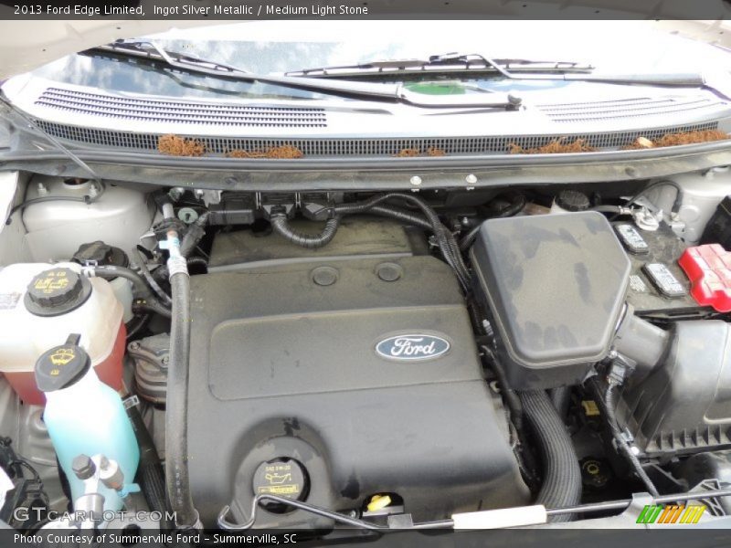 Ingot Silver Metallic / Medium Light Stone 2013 Ford Edge Limited