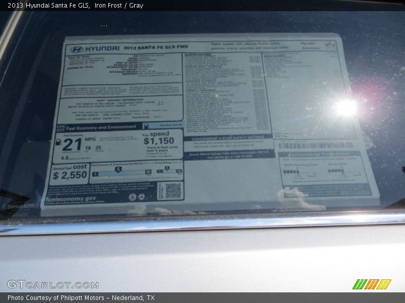 Iron Frost / Gray 2013 Hyundai Santa Fe GLS