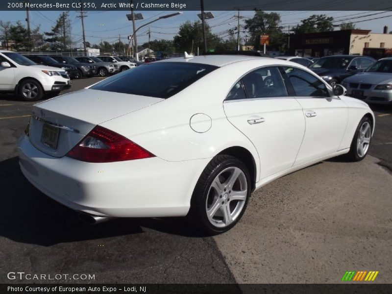 Arctic White / Cashmere Beige 2008 Mercedes-Benz CLS 550