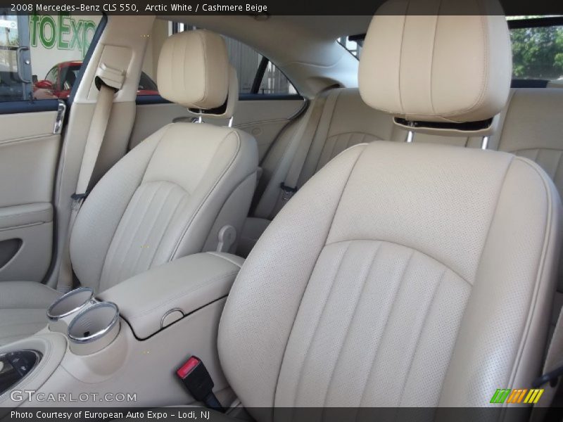 Arctic White / Cashmere Beige 2008 Mercedes-Benz CLS 550