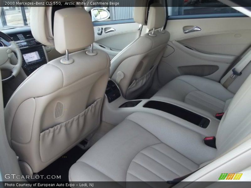 Arctic White / Cashmere Beige 2008 Mercedes-Benz CLS 550