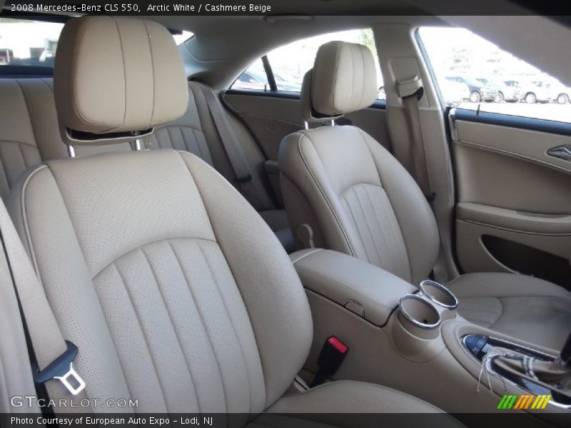 Arctic White / Cashmere Beige 2008 Mercedes-Benz CLS 550