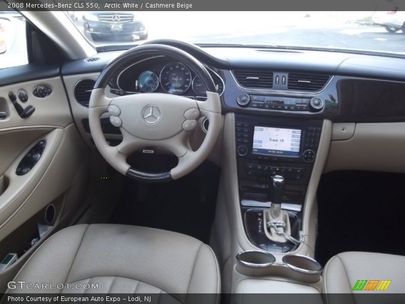 Arctic White / Cashmere Beige 2008 Mercedes-Benz CLS 550