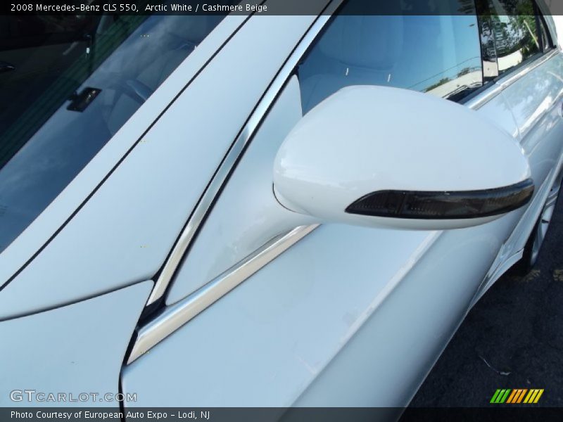 Arctic White / Cashmere Beige 2008 Mercedes-Benz CLS 550