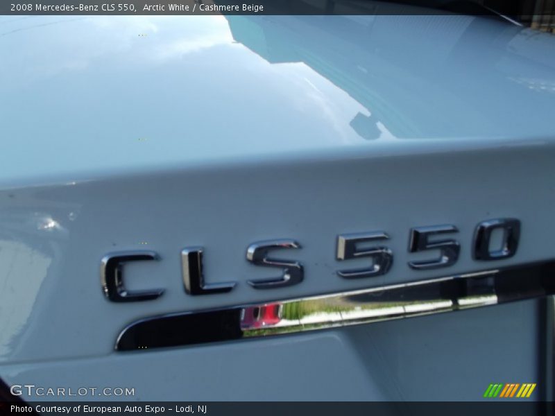 Arctic White / Cashmere Beige 2008 Mercedes-Benz CLS 550