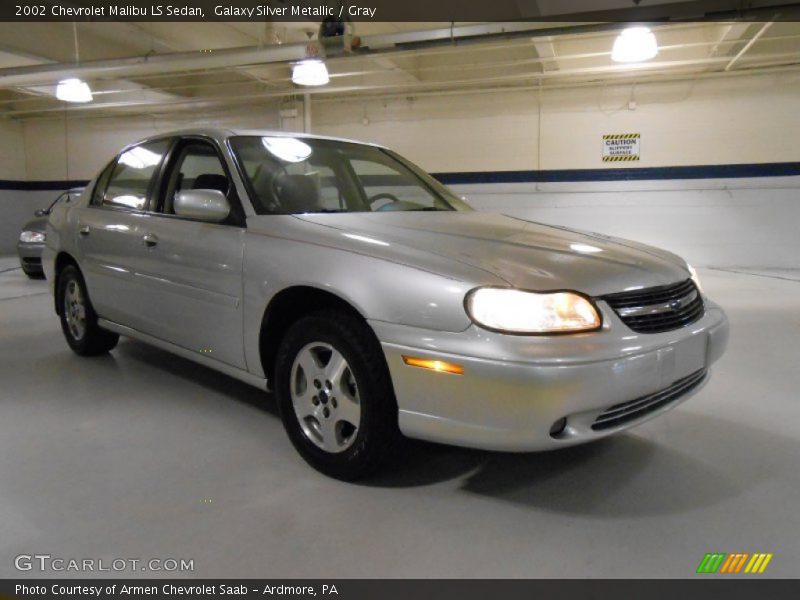 Galaxy Silver Metallic / Gray 2002 Chevrolet Malibu LS Sedan