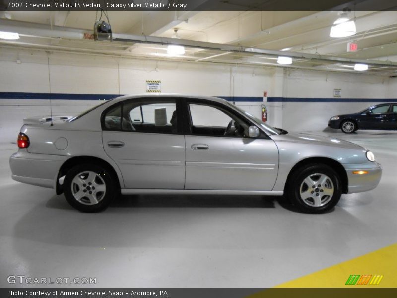 Galaxy Silver Metallic / Gray 2002 Chevrolet Malibu LS Sedan