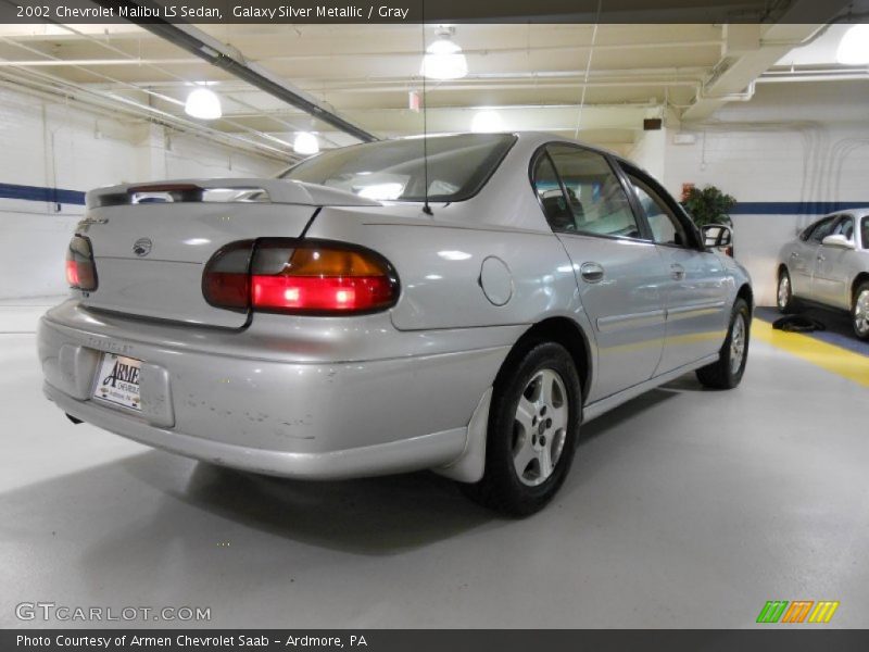 Galaxy Silver Metallic / Gray 2002 Chevrolet Malibu LS Sedan