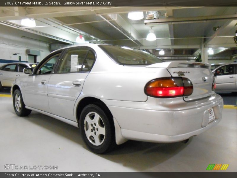 Galaxy Silver Metallic / Gray 2002 Chevrolet Malibu LS Sedan