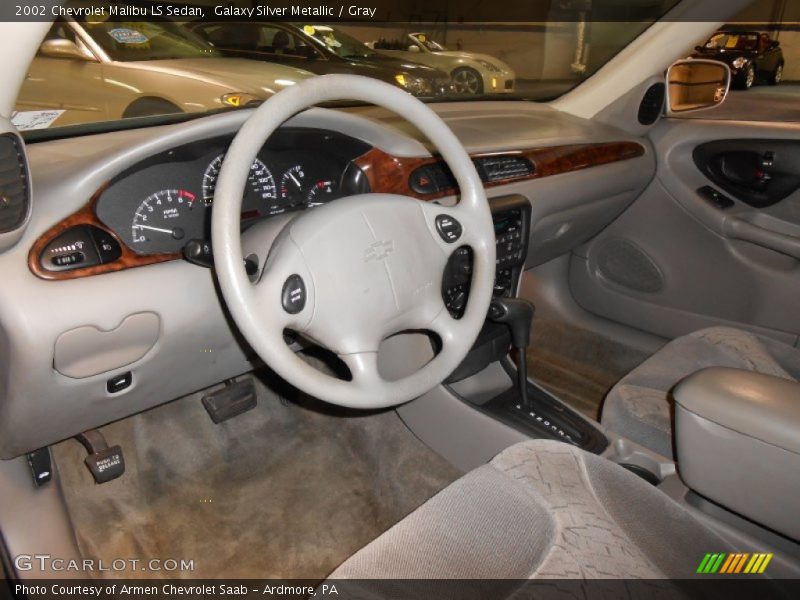 Galaxy Silver Metallic / Gray 2002 Chevrolet Malibu LS Sedan