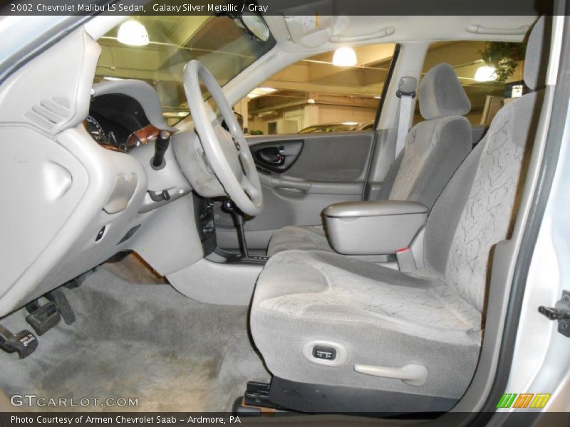 Galaxy Silver Metallic / Gray 2002 Chevrolet Malibu LS Sedan