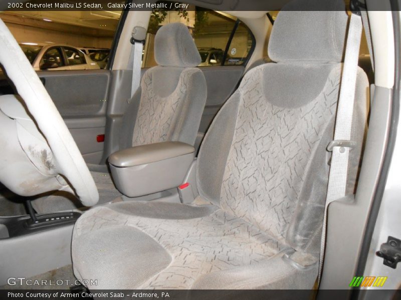 Galaxy Silver Metallic / Gray 2002 Chevrolet Malibu LS Sedan