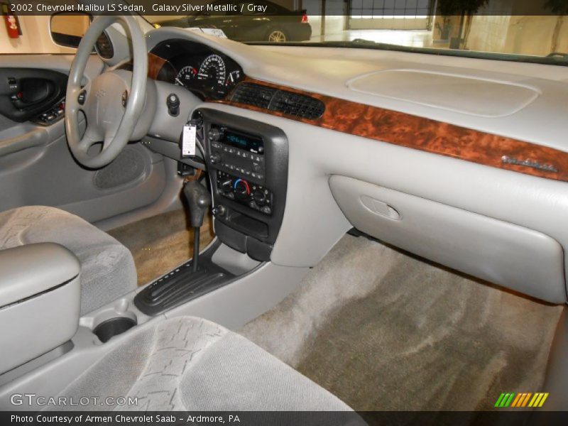 Galaxy Silver Metallic / Gray 2002 Chevrolet Malibu LS Sedan