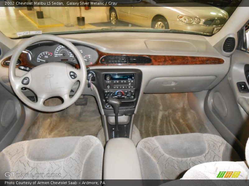 Galaxy Silver Metallic / Gray 2002 Chevrolet Malibu LS Sedan