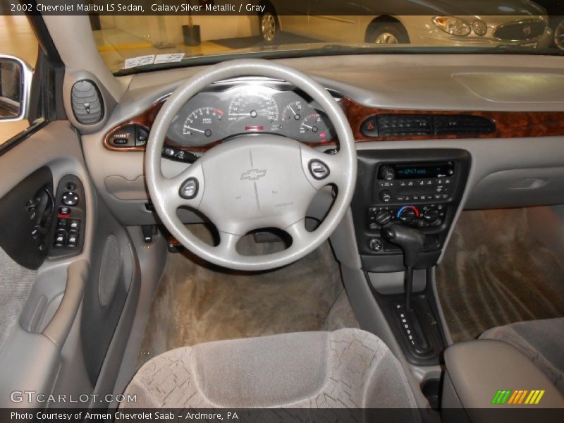 Galaxy Silver Metallic / Gray 2002 Chevrolet Malibu LS Sedan