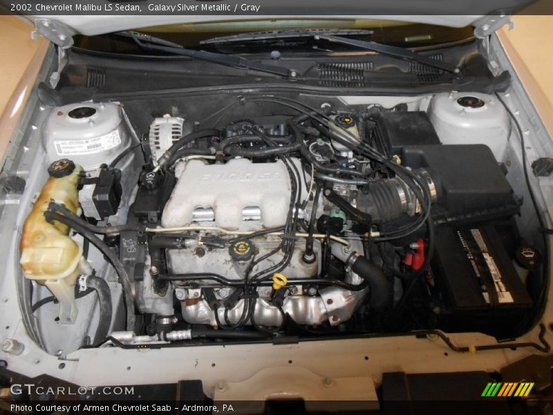 Galaxy Silver Metallic / Gray 2002 Chevrolet Malibu LS Sedan