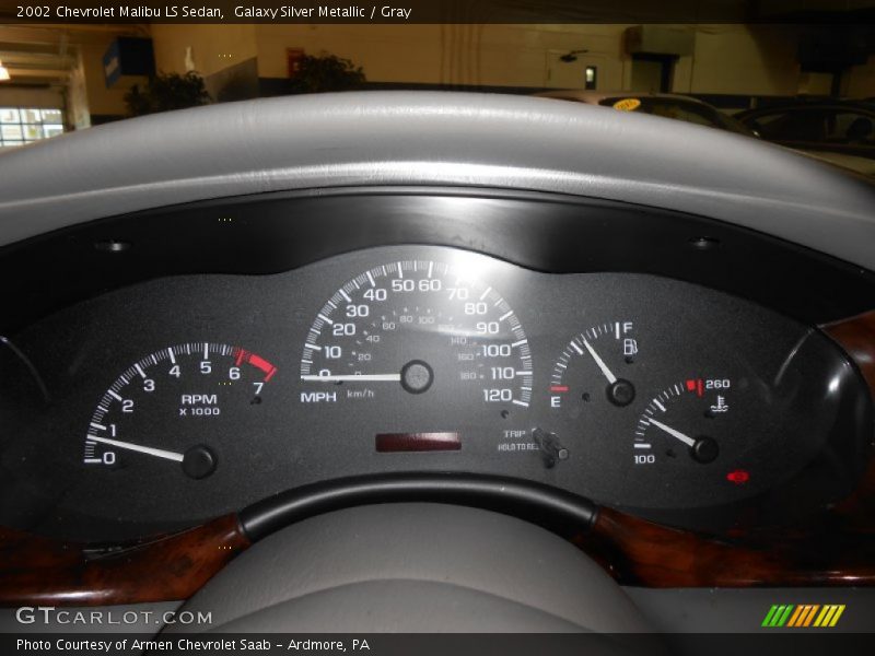Galaxy Silver Metallic / Gray 2002 Chevrolet Malibu LS Sedan