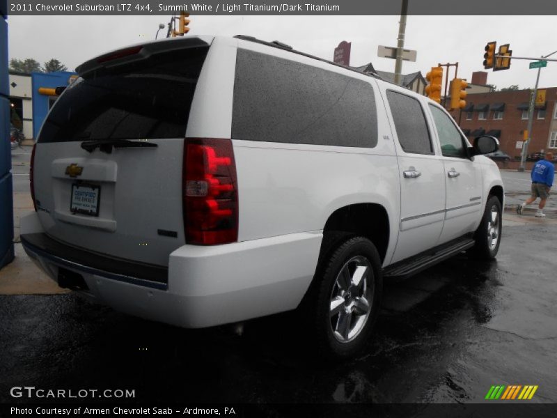 Summit White / Light Titanium/Dark Titanium 2011 Chevrolet Suburban LTZ 4x4