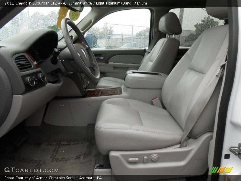 Front Seat of 2011 Suburban LTZ 4x4