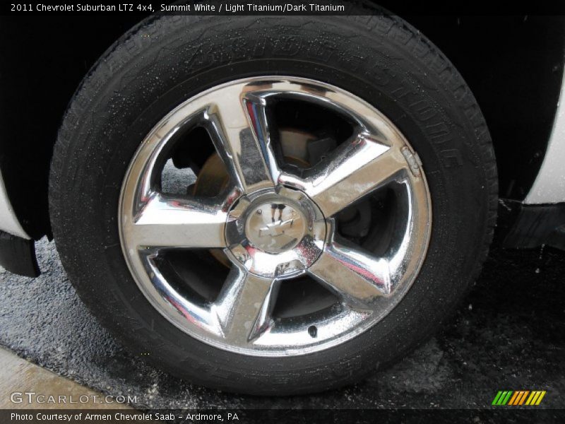 Summit White / Light Titanium/Dark Titanium 2011 Chevrolet Suburban LTZ 4x4
