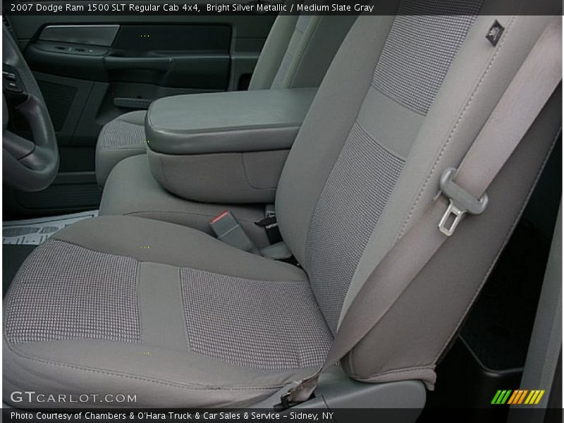 Bright Silver Metallic / Medium Slate Gray 2007 Dodge Ram 1500 SLT Regular Cab 4x4