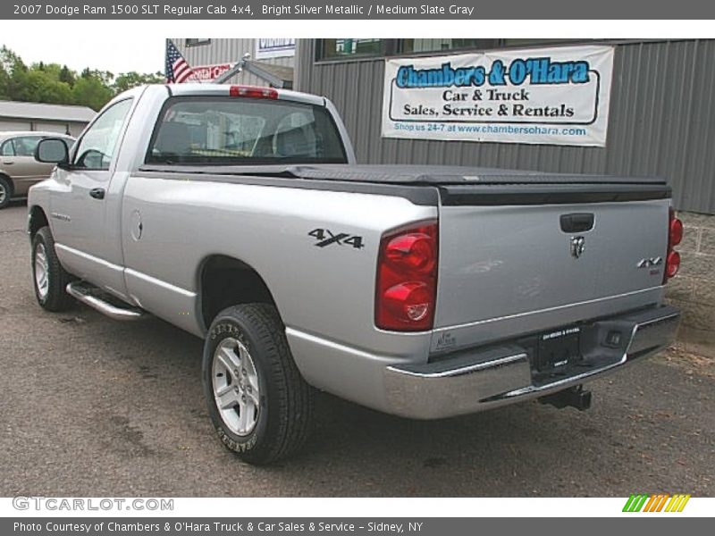 Bright Silver Metallic / Medium Slate Gray 2007 Dodge Ram 1500 SLT Regular Cab 4x4