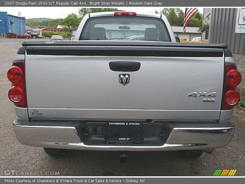 Bright Silver Metallic / Medium Slate Gray 2007 Dodge Ram 1500 SLT Regular Cab 4x4