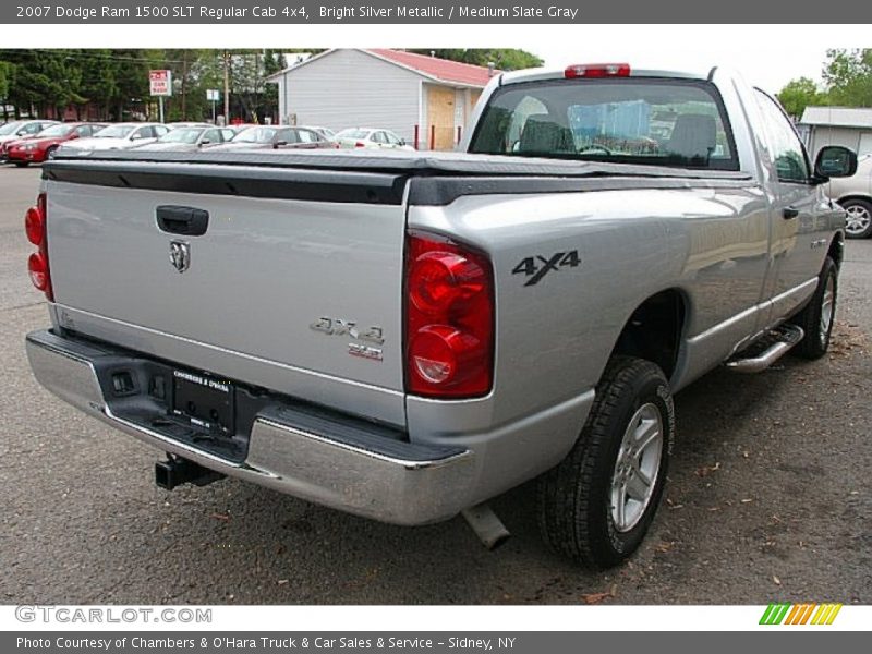 Bright Silver Metallic / Medium Slate Gray 2007 Dodge Ram 1500 SLT Regular Cab 4x4