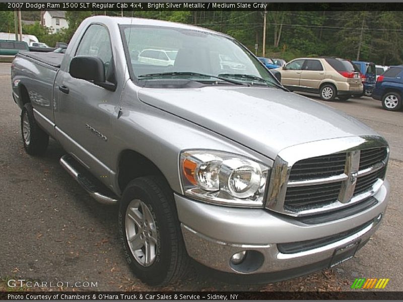 Bright Silver Metallic / Medium Slate Gray 2007 Dodge Ram 1500 SLT Regular Cab 4x4
